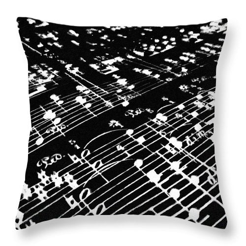 Music Painting - Throw Pillow