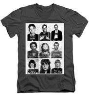 Musical Mug Shots Three Legends Very Large Original Photo 9 - Men's V-Neck T-Shirt