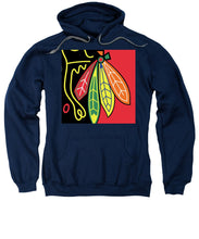 Native American Indian Blackhawks Of Chicago - Sweatshirt