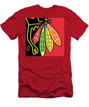 Native American Indian Blackhawks Of Chicago - Men's T-Shirt (Athletic Fit)