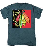 Native American Indian Blackhawks Of Chicago - Men's Premium T-Shirt