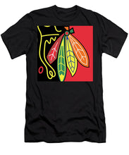 Native American Indian Blackhawks Of Chicago - Men's T-Shirt (Athletic Fit)