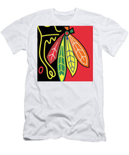 Native American Indian Blackhawks Of Chicago - Men's T-Shirt (Athletic Fit)