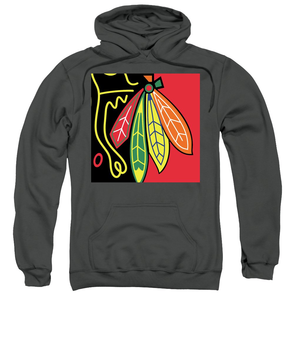 Native American Indian Blackhawks Of Chicago - Sweatshirt