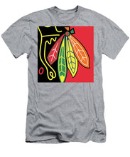 Native American Indian Blackhawks Of Chicago - Men's T-Shirt (Athletic Fit)