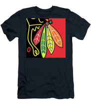 Native American Indian Blackhawks Of Chicago - Men's T-Shirt (Athletic Fit)