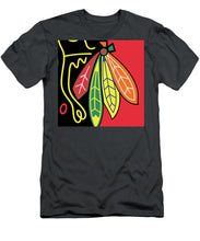 Native American Indian Blackhawks Of Chicago - Men's T-Shirt (Athletic Fit)