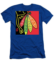 Native American Indian Blackhawks Of Chicago - Men's T-Shirt (Athletic Fit)