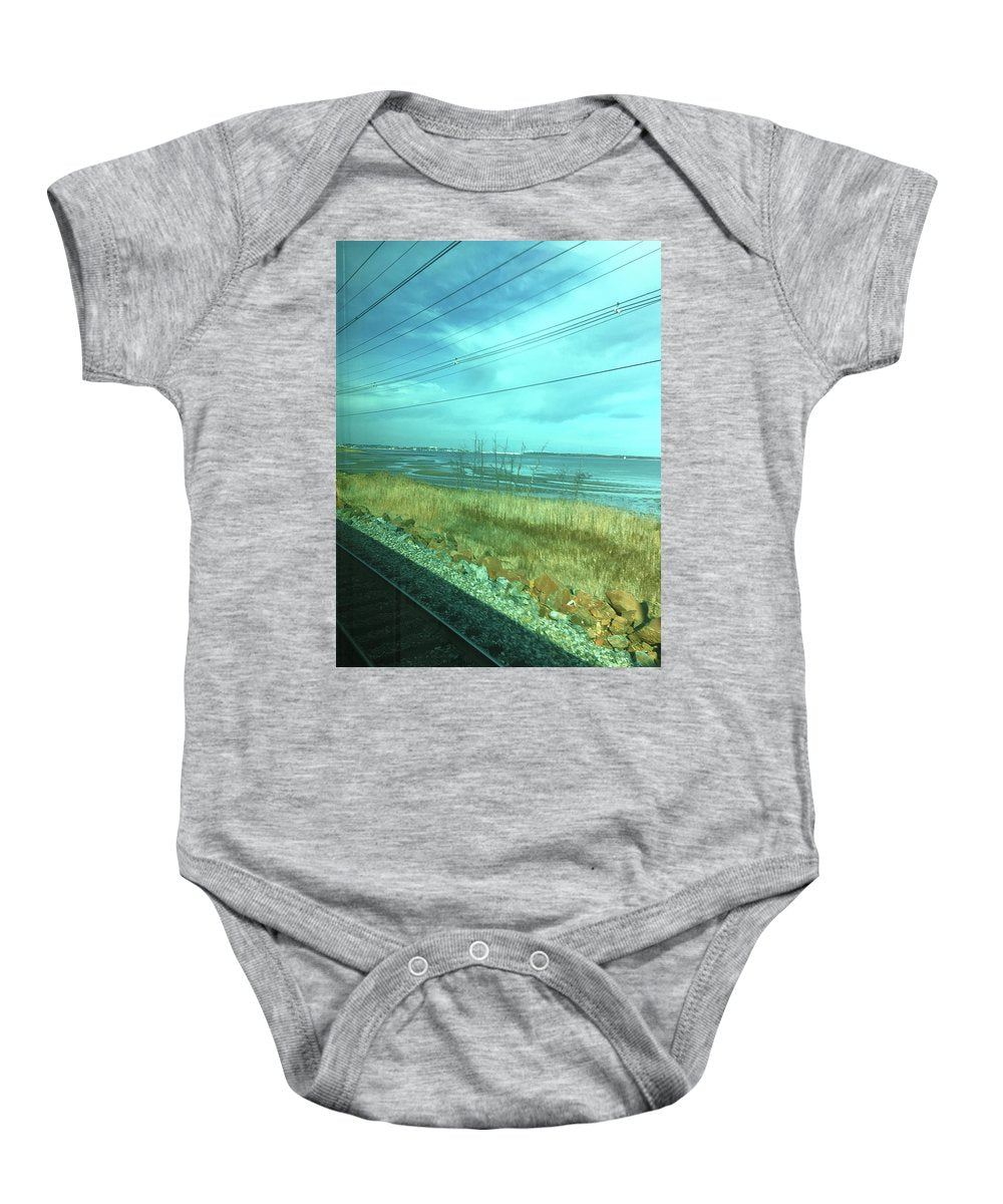 New Jersey From The Train 1 - Baby Onesie
