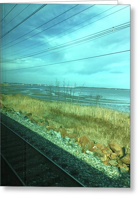 New Jersey From The Train 1 - Greeting Card