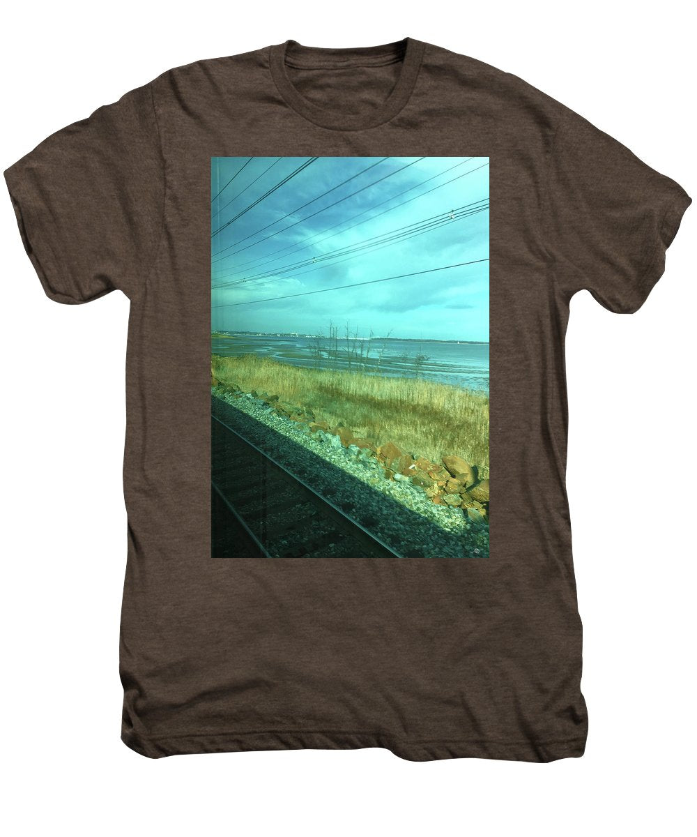 New Jersey From The Train 1 - Men's Premium T-Shirt