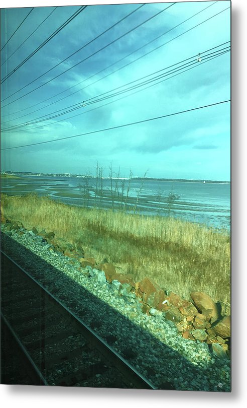 New Jersey From The Train 1 - Metal Print