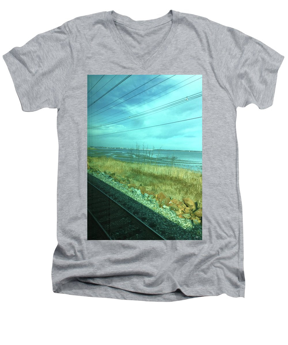 New Jersey From The Train 1 - Men's V-Neck T-Shirt