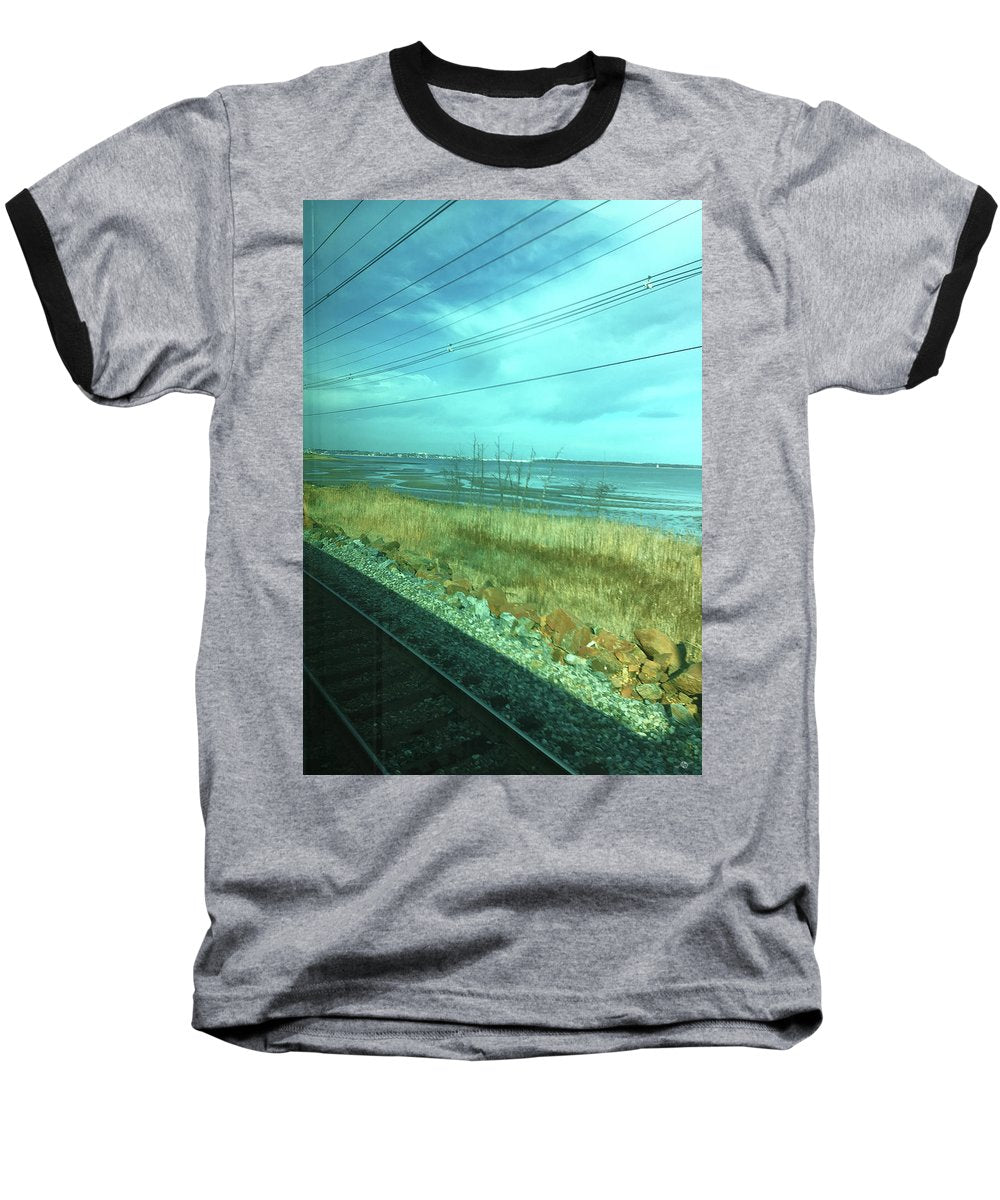 New Jersey From The Train 1 - Baseball T-Shirt