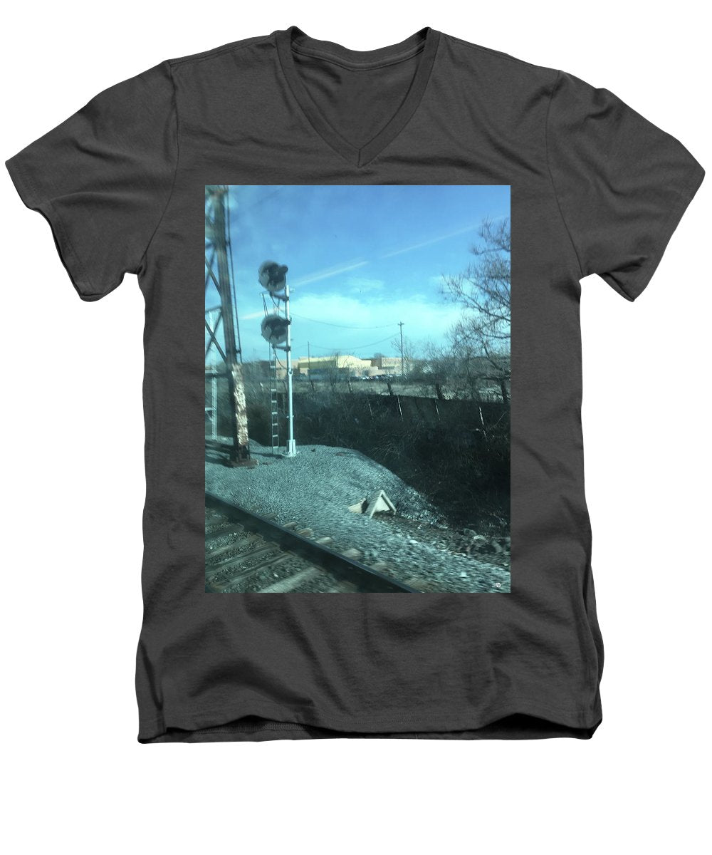 New Jersey From The Train 2 - Men's V-Neck T-Shirt