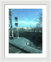 New Jersey From The Train 2 - Framed Print