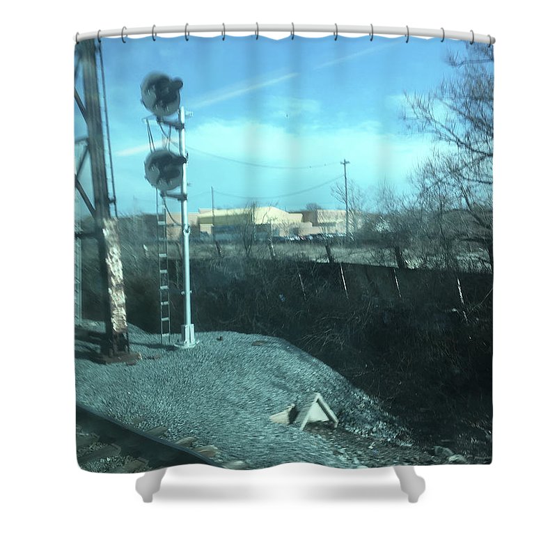 New Jersey From The Train 2 - Shower Curtain