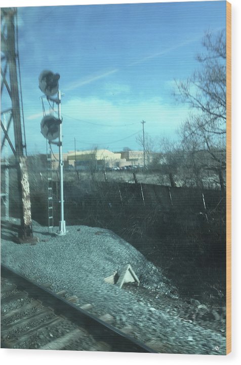 New Jersey From The Train 2 - Wood Print