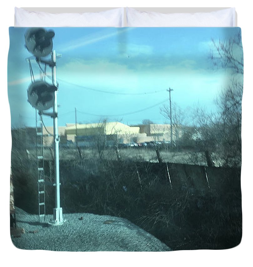 New Jersey From The Train 2 - Duvet Cover