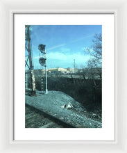 New Jersey From The Train 2 - Framed Print
