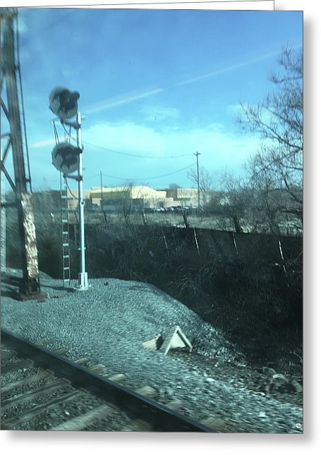New Jersey From The Train 2 - Greeting Card
