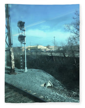 New Jersey From The Train 2 - Blanket