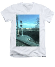 New Jersey From The Train 2 - Men's V-Neck T-Shirt