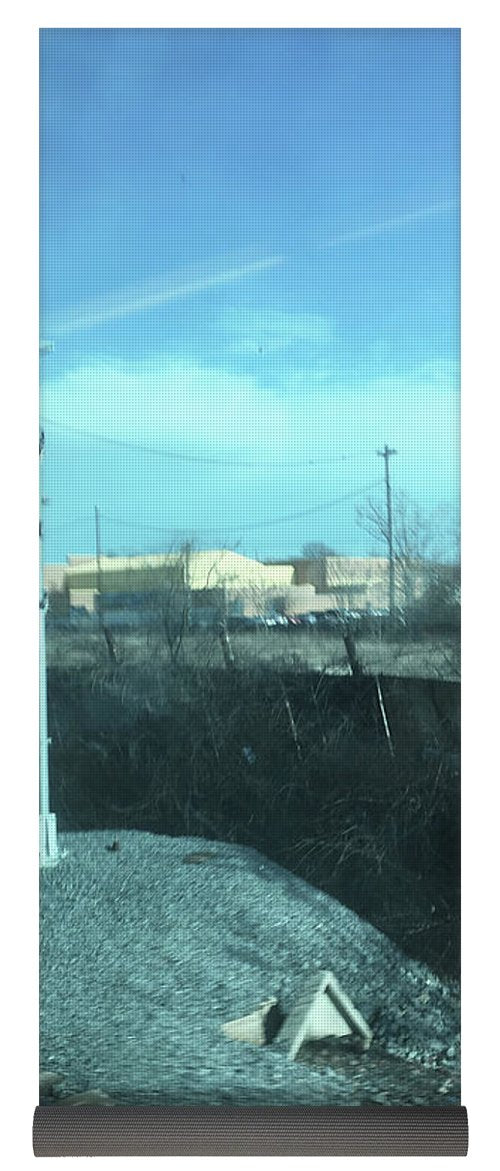 New Jersey From The Train 2 - Yoga Mat