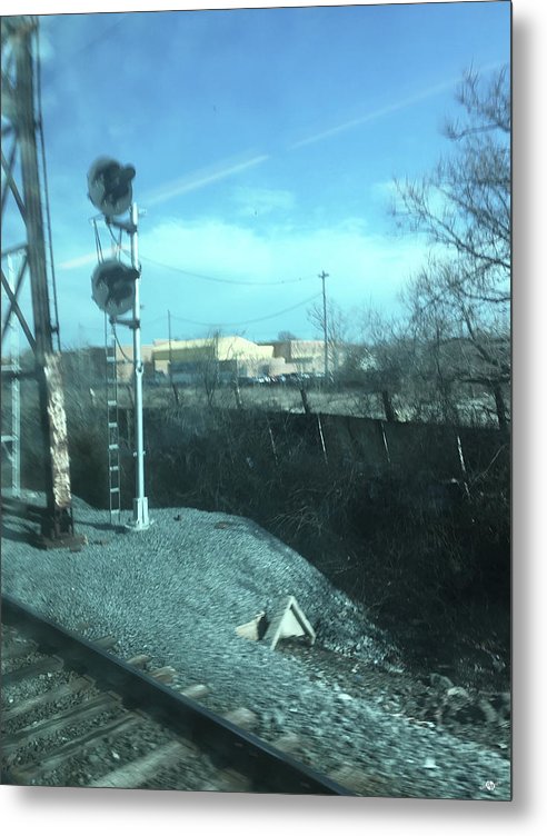New Jersey From The Train 2 - Metal Print