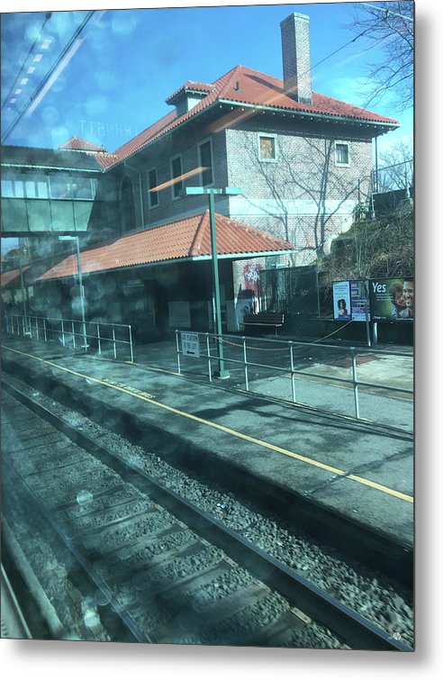 New Jersey From The Train 3 - Metal Print