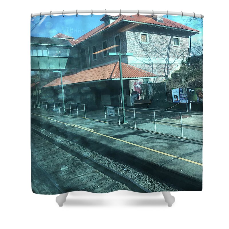 New Jersey From The Train 3 - Shower Curtain