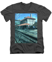 New Jersey From The Train 3 - Men's V-Neck T-Shirt