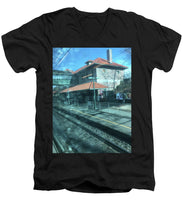 New Jersey From The Train 3 - Men's V-Neck T-Shirt