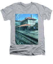New Jersey From The Train 3 - Men's V-Neck T-Shirt