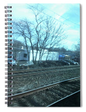 New Jersey From The Train 4 - Spiral Notebook