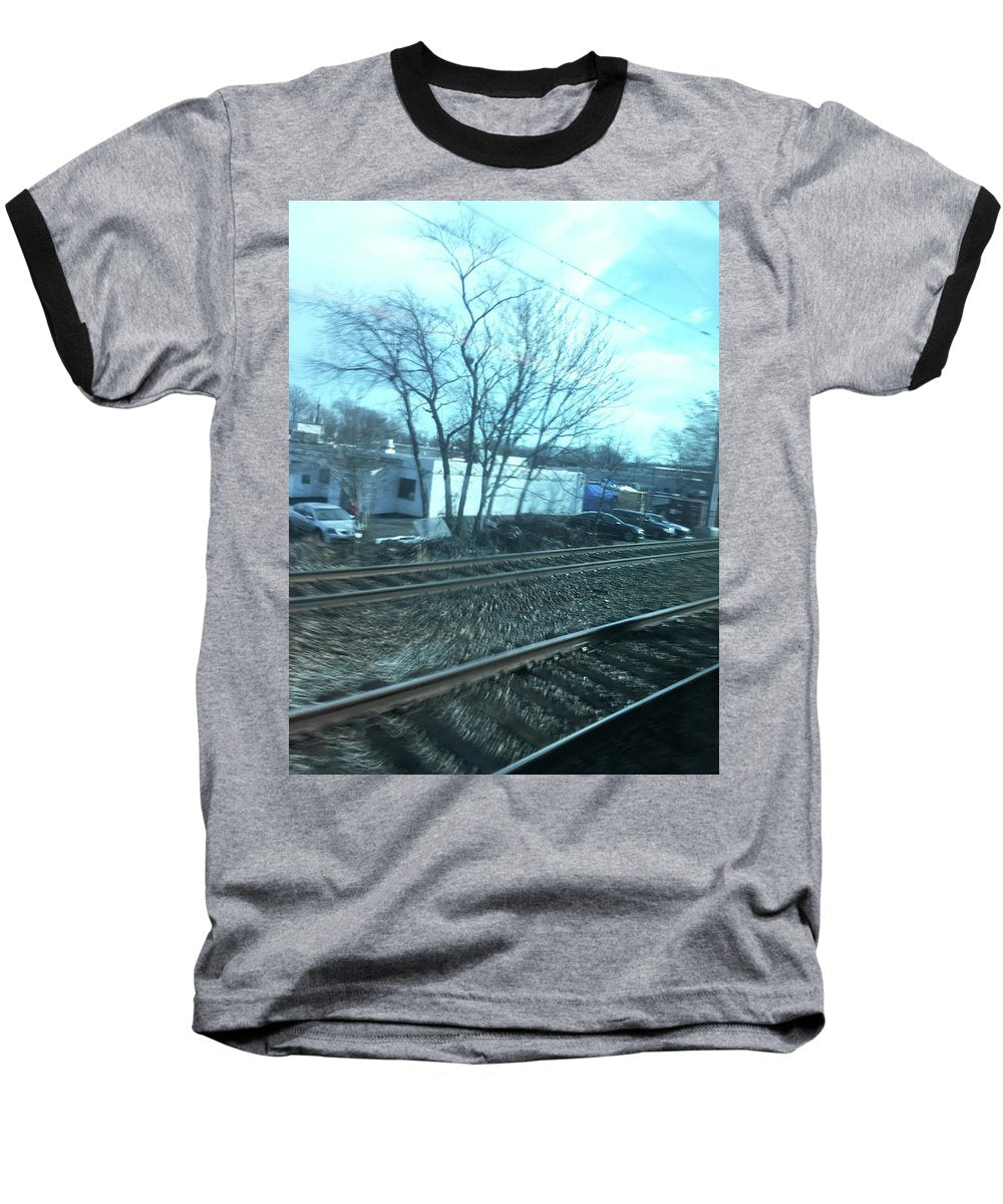 New Jersey From The Train 4 - Baseball T-Shirt