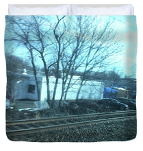 New Jersey From The Train 4 - Duvet Cover