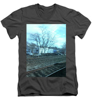 New Jersey From The Train 4 - Men's V-Neck T-Shirt