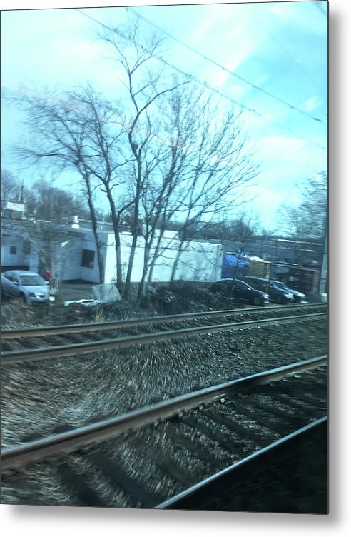 New Jersey From The Train 4 - Metal Print