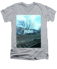 New Jersey From The Train 4 - Men's V-Neck T-Shirt