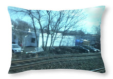 New Jersey From The Train 4 - Throw Pillow
