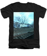 New Jersey From The Train 4 - Men's V-Neck T-Shirt