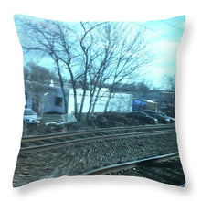New Jersey From The Train 4 - Throw Pillow