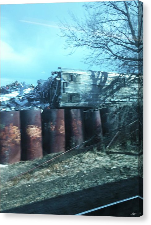 New Jersey From The Train 5 - Canvas Print