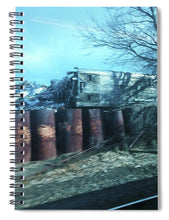 New Jersey From The Train 5 - Spiral Notebook