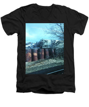 New Jersey From The Train 5 - Men's V-Neck T-Shirt