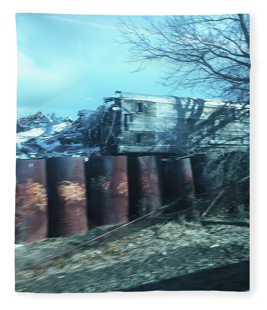 New Jersey From The Train 5 - Blanket