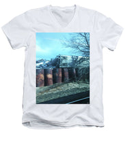 New Jersey From The Train 5 - Men's V-Neck T-Shirt