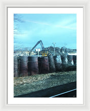 New Jersey From The Train 6 - Framed Print
