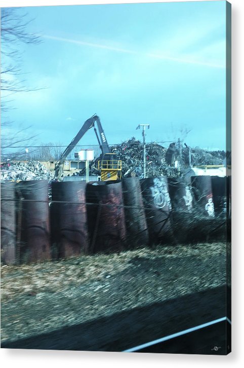 New Jersey From The Train 6 - Acrylic Print